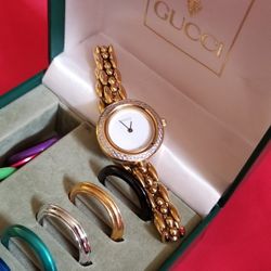 GUCCI  MULTI  COLOR VESSELS WOMEN WATCH