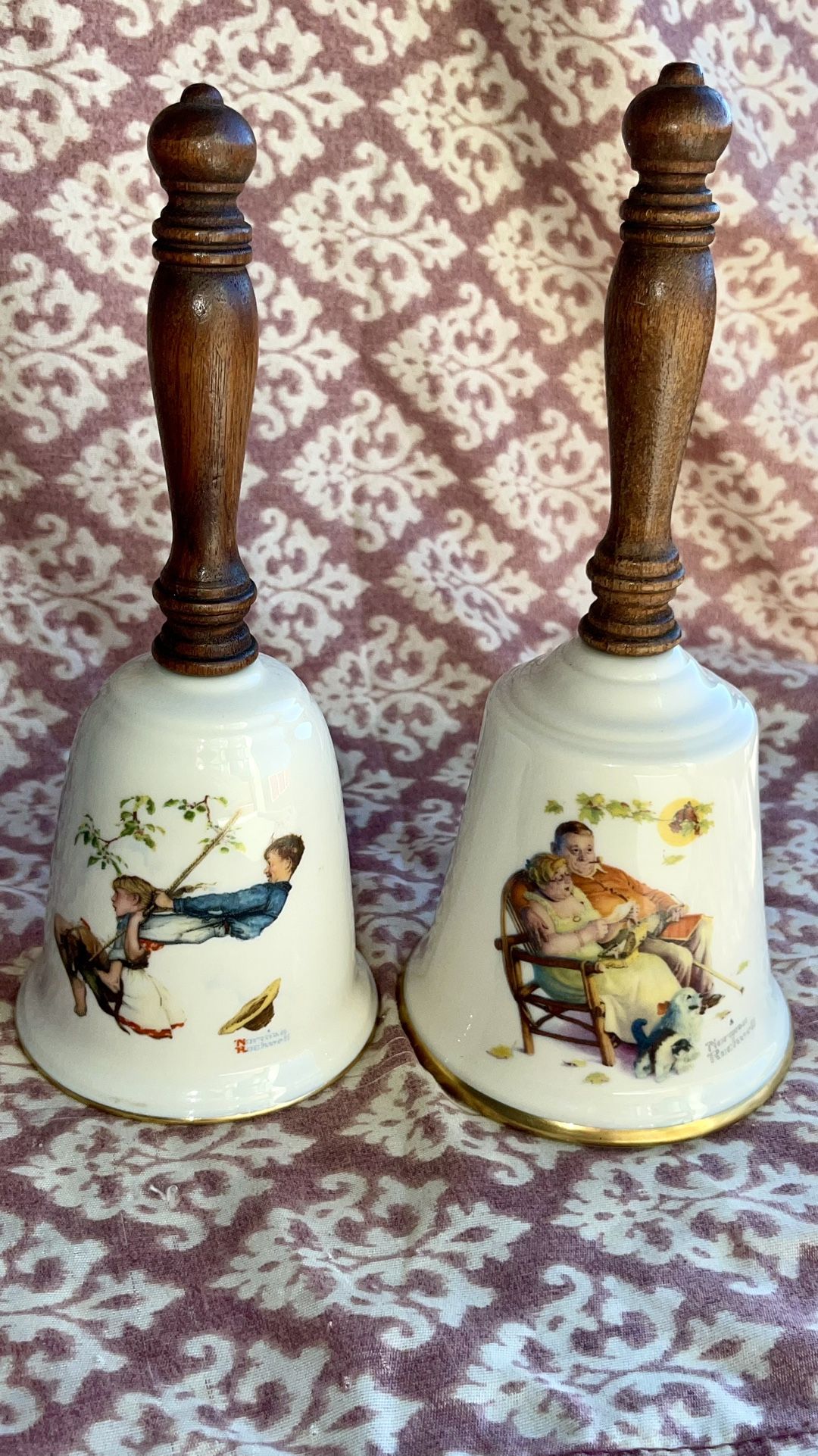 Two-NORMAN ROCKWELL Dinner Bells