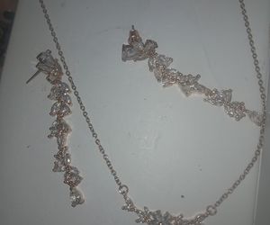 Necklace with earrings set