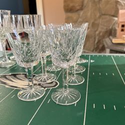 Small Crystal Wine Glasses 