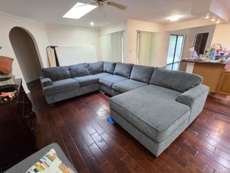 Sectional Sofa with Chaise - Blue