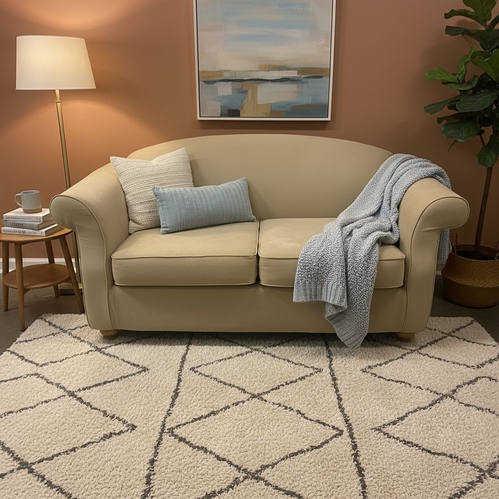 Cozy Beige Loveseat Clean, Well-Kept, Delivery Available