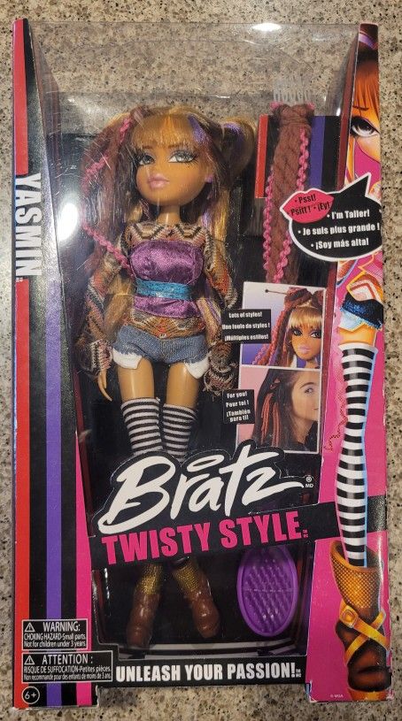 Bratz Twisty Style Yasmin 12" Doll - New in box - 2013