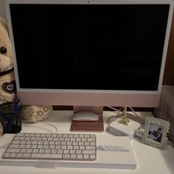 Apple 2024 iMac All-in-One Desktop Computer with M4 chip with 8-core CPU