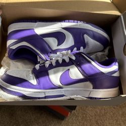 Champion Purple Dunks