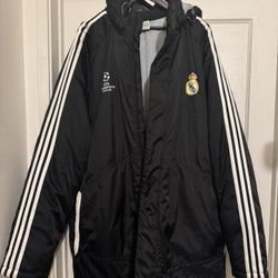 Real Madrid Soccer Adidas Jacket Size 2xl Men