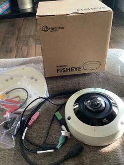 WISENET. FISHEYE XNF-8010RV SECURITY CAMERA