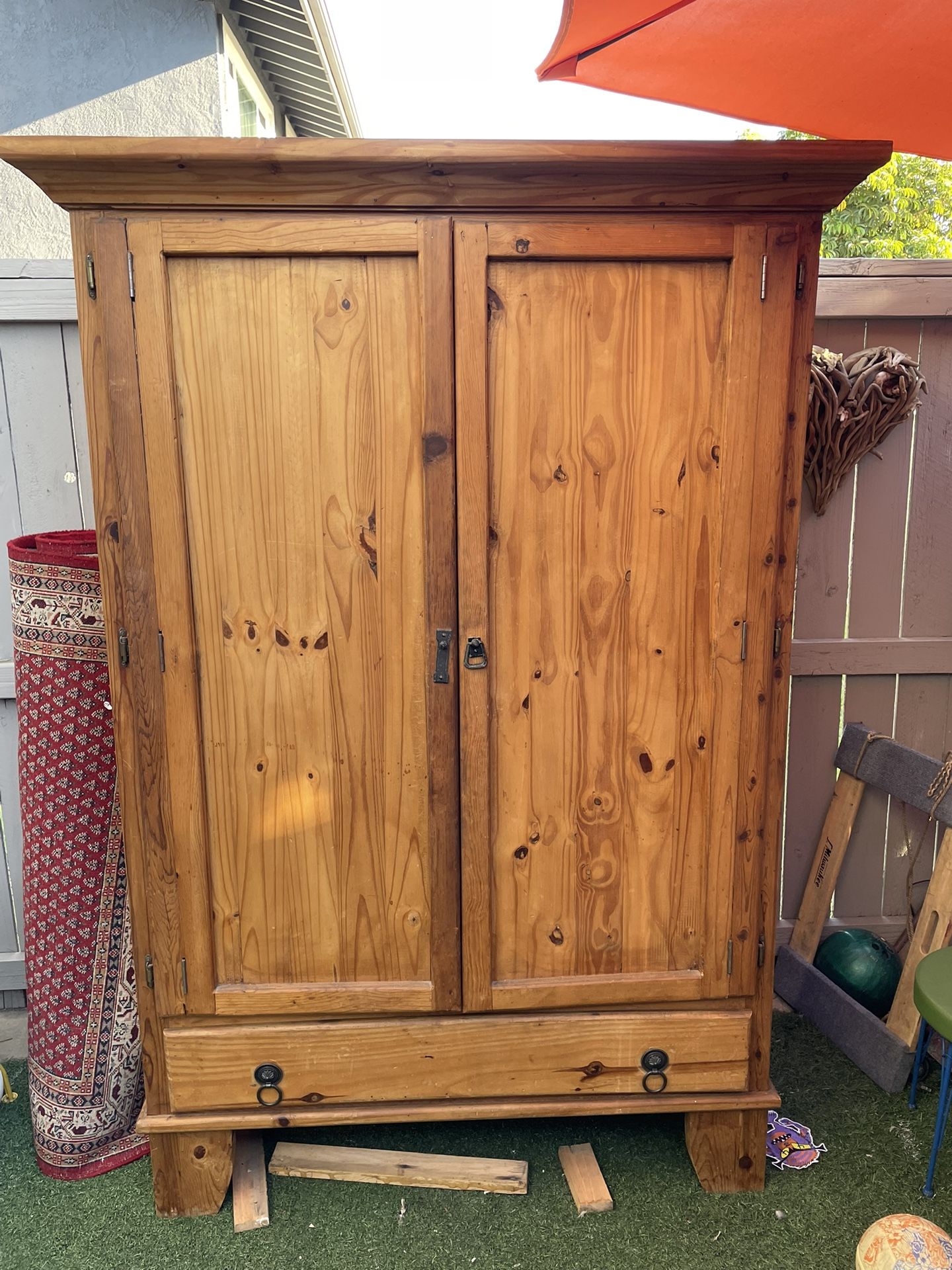Wooden Armoire 