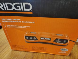 Ridgid dual port fast charger