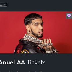 Anuel AA Floor Ticket