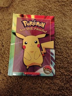 Pokémon Get Well Pikachu Scholastic Book