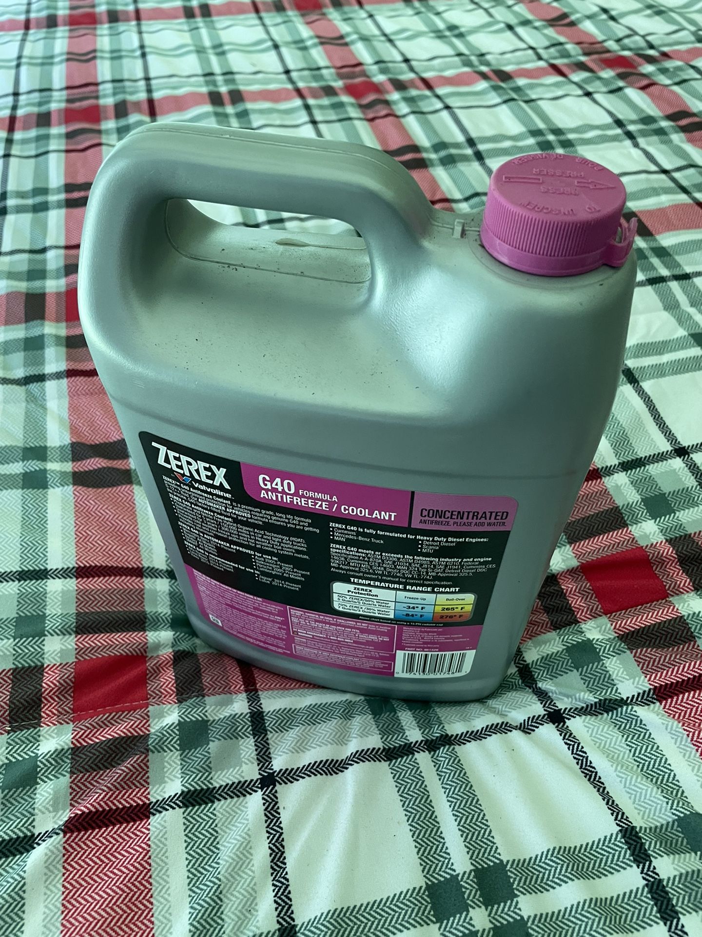 ZEREX G-40 ANTIFREEZE / COOLANT