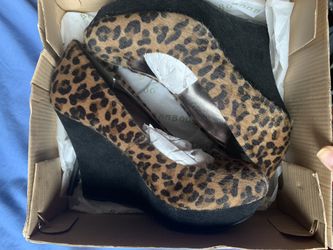 Fashion Leopard Wedges