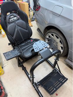 Sim racing cockpit frame W/seat