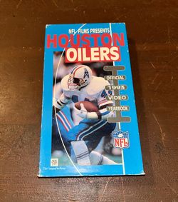 Houston Oilers 1993 Vhs Tape 
