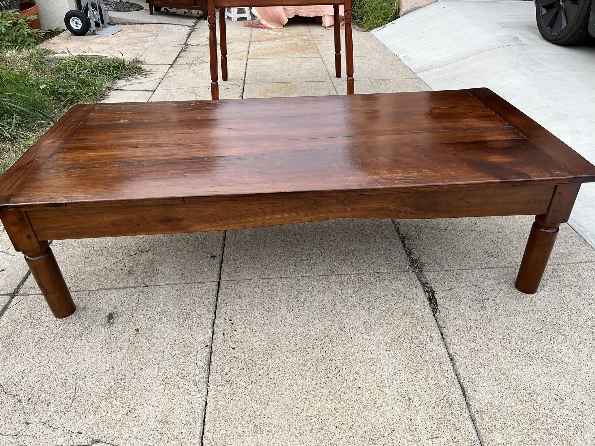 Craftsman Style Coffee Table + Extension 