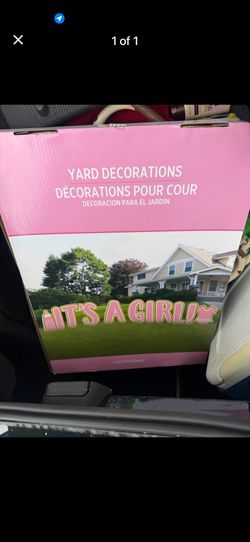 It’s a girl decoration/baby shower/gender reveal for lawn decor