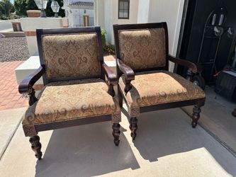 2 large occasional chairs