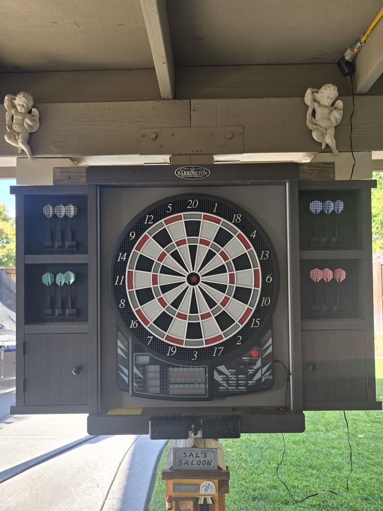 Electronic Dart Board With Lights