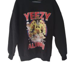 Chinatown Market Yeezy Alumni Cartoon Mens Hoodie Sweatshirt Hip Hop Size XL

