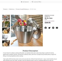 Princess House 50qt Cazo