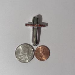 Vintage Sterling Silver 925 Cross Jeweled Charm Pendant 