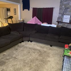 Brown Sectional Couch