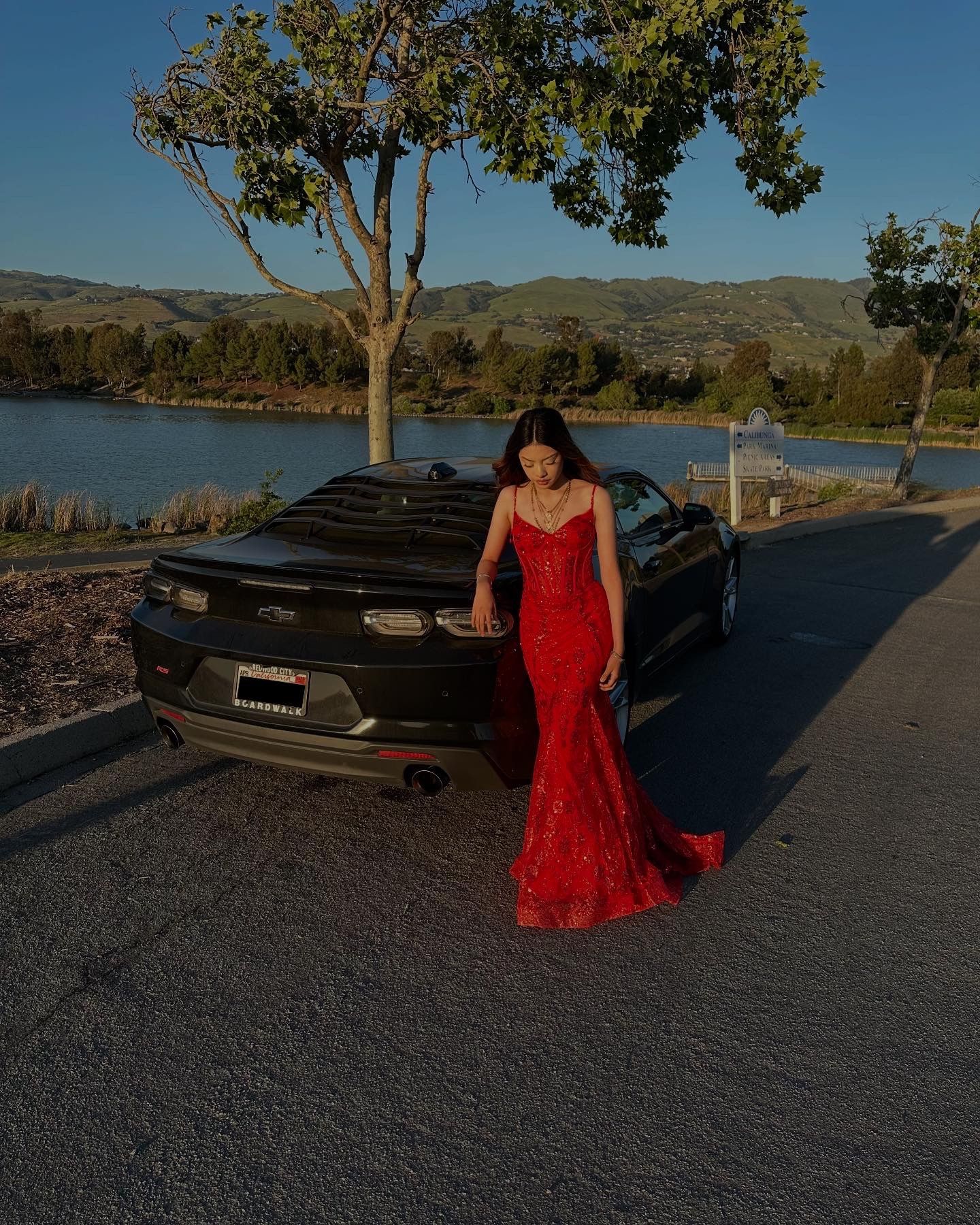 Red Prom Dress Size 2