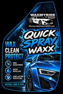 Quick spray wax(vehicle  exterior shine)