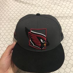 Grey Cardinals Fitted Hat 7/14