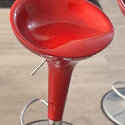  Sleek Red Bar Stools – Set of 2 🔥