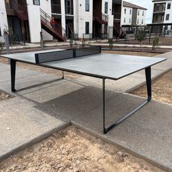 High-end Custom Ping Pong Table (made Of Concrete And Steel) Free Delivery And Install