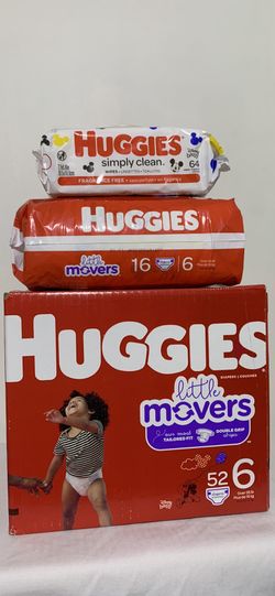 Huggies Little movers size 6. 👶👶👶👶 $30 for all