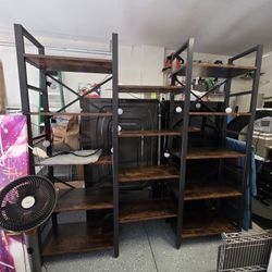 Triple Wide Bookshelf