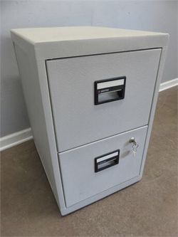Two Door Sentry Safe Fireproof Locking Cabinet