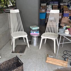 Two West Elm Dining Chairs