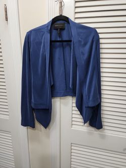 BCBGMaxAzria Donnie draped-front jacket.Size Small
