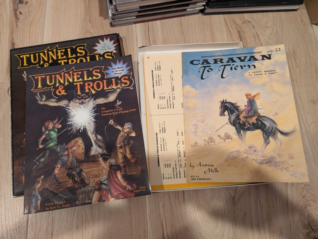 Tunnels & Trolls Box and Caravan to Tiern