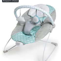 Ingenuity Ity Bouncity Bounce Vibrating Deluxe Baby Bouncer Seat, 0-6 Months Up to 20 lbs