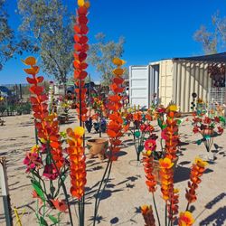 Metal Yard Art, BIRDBATHS & POTTERY 🌵 🌺 