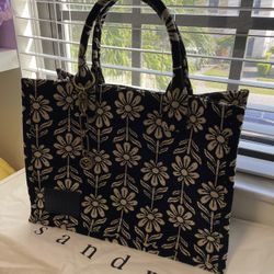 Sandro Tote Top Handle Bag