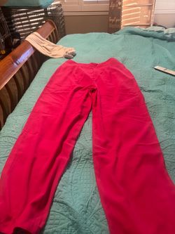Hot pink dress slacks