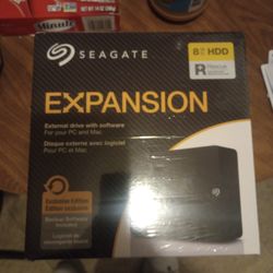 8TB Seagate HDD Exclusive Edition external Expansion New
