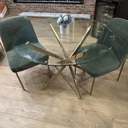 Dining Table And 2 Chairs 