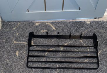 Black Wall Mounted Drying Rack 