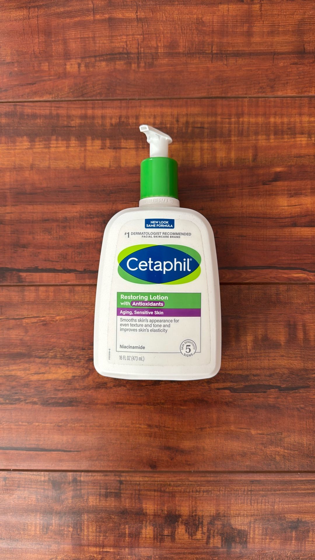 Cetaphil RESTORING Lotion With ANTIOXIDANTS And NIACINaMIDE; For Aging, Sensitive Skin: 16 oz