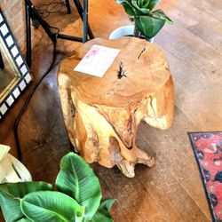 Teak Wood Stool — One of a Kind