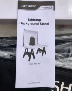 Sharpics- Ajustable Tabletop Background Support Stand