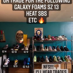 Sz 8.5-14 Shoes HEAT YEEZY NIKE ADIDAS OFF WHITE BAPE SUPREME CLOTHING JORDAN KITH POLO VLONE DUNKS 