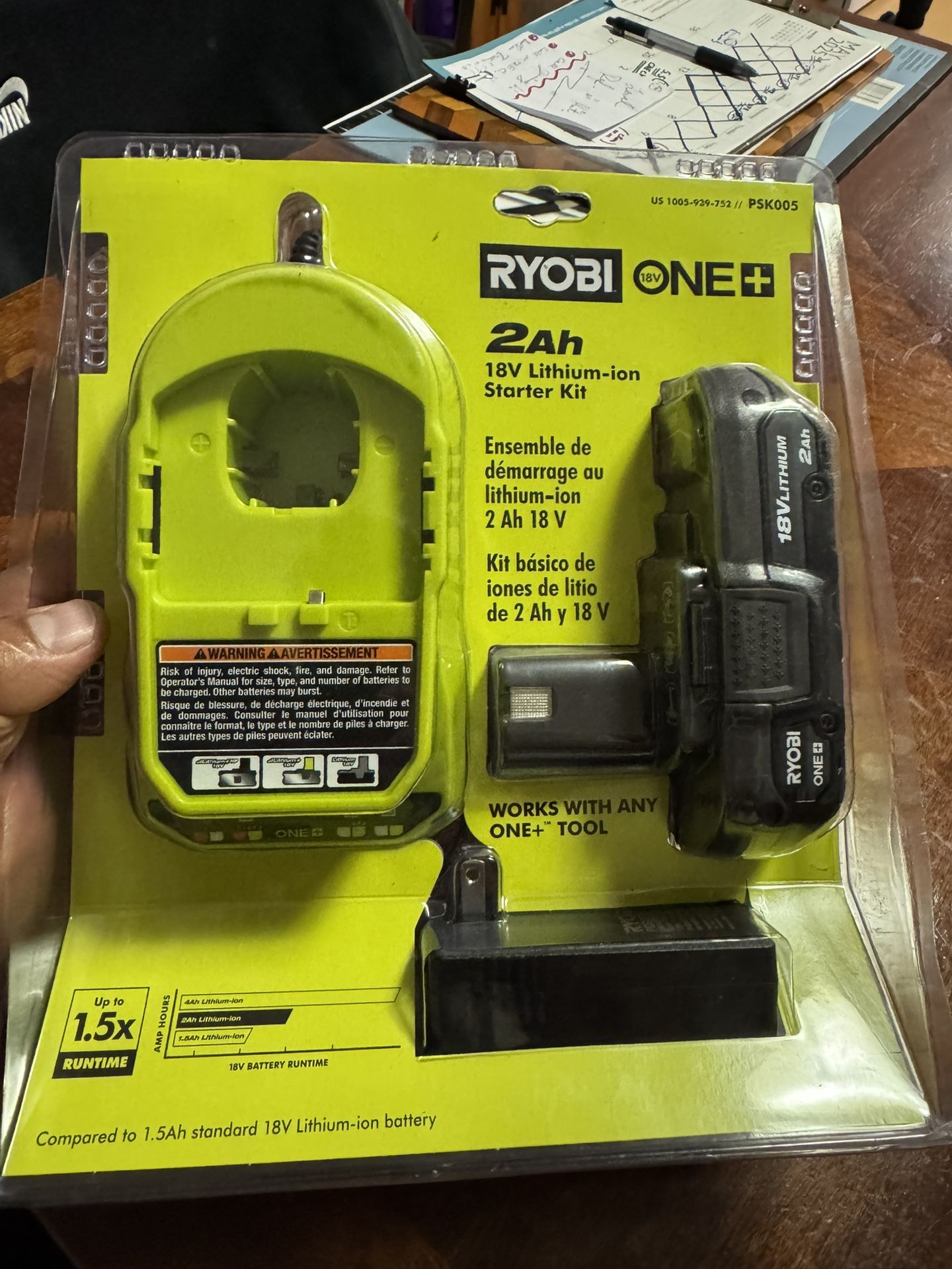 Ryobi Battery W/charger